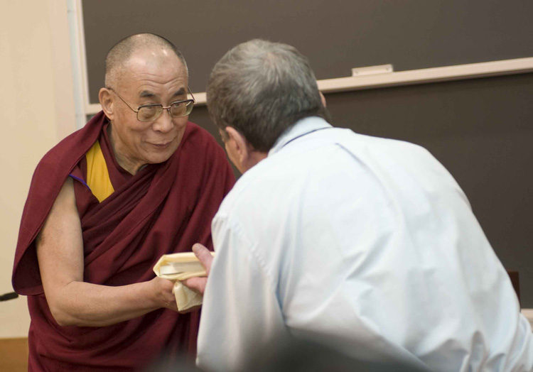 Dalai Lama and Vic Mansfield