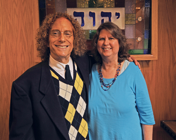 Larson Publications photo of author Douglas Goldhamer with Peggy Bagley